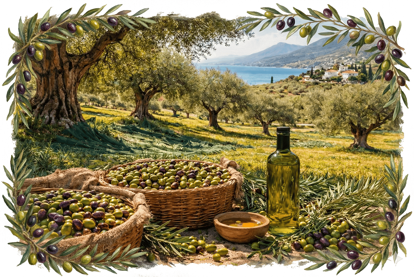 Olivenanbau in Peloponnes