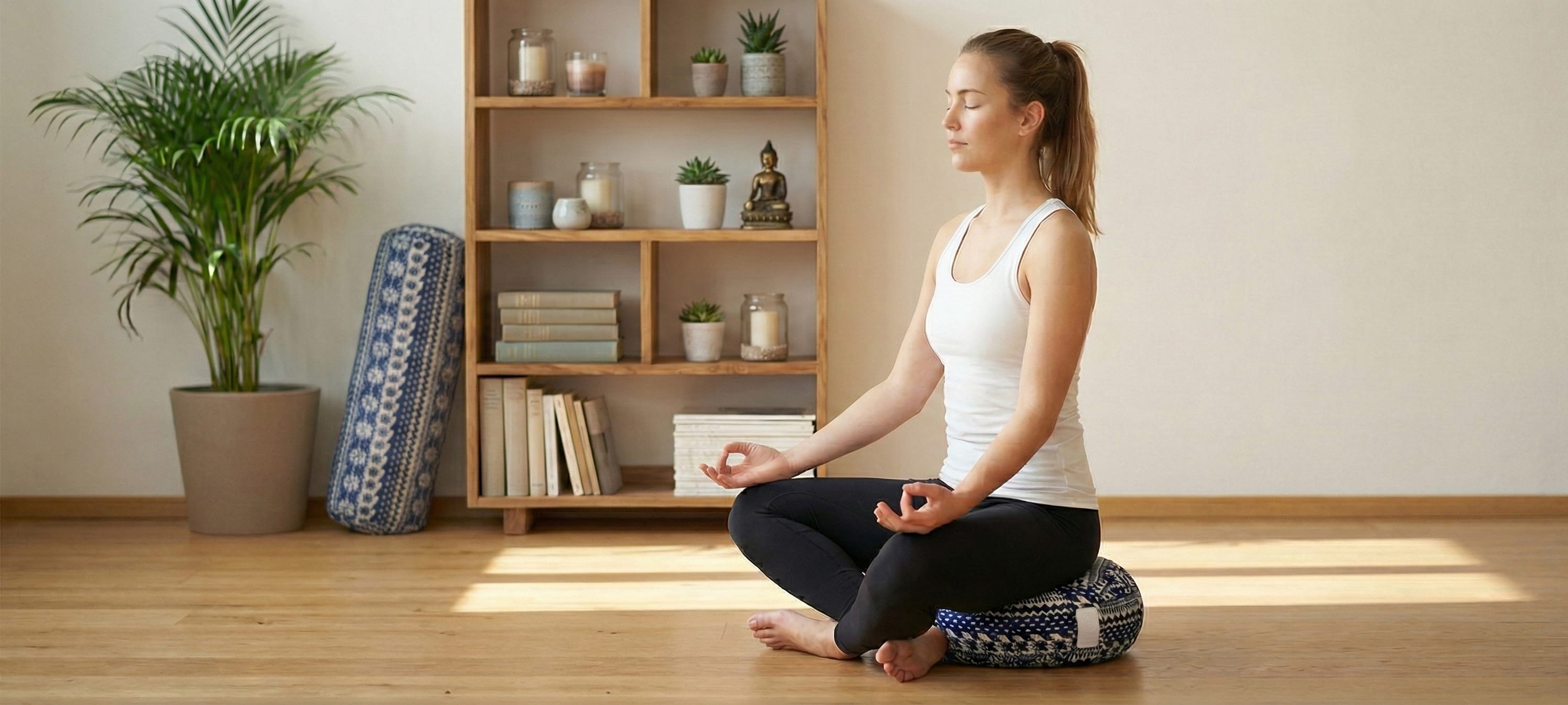 Modern Natura Yogakissen und Yogabolster Set - Meditation