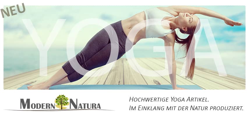 NEU: Hochwertige Modern Natura Yoga Artikel