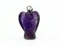 Preview: Amethyst Engel + 1m Lederhalsband
