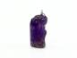 Preview: Amethyst Engel + 1m Lederhalsband