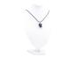 Preview: Amethyst Engel + 1m Lederhalsband