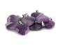 Preview: Amethyst Herz Edelstein Anhänger inkl. 1m Leder- oder Kunstleder Halskette (Schmuckstein)