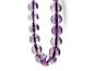 Preview: Amethyst Halskette mit 8 mm Kugeln - Länge ca. 47 cm - Vergoldeter Karabiner