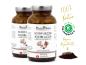Preview: BIO Schwarzer Knoblauch Doppelpack (2x 120 Kapseln im Glas) Vegan & Glutenfrei - Mit reinem Bio Knoblauch Pulver
