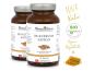 Preview: BIO Kurkuma / Curcuma Kapseln - Doppelpack 2x 120 Kapseln im Glas -  Mit 400mg BIO Curcuma + 5mg BIO Schwarzer Pfeffer - Vegan & Glutenfrei