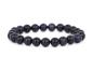 Preview: Blaufluss Edelstein / Heilstein Armband - ca.8 mm Kugeln - Unisex