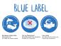 Preview: Blue Label - BIO Maca - 3x 80 Kapseln Set - 700mg Macawurzelpulver - Vegan & Glutenfrei