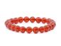Preview: Karneol / Carneol Edelstein /Heilstein Armband - ca.8 mm Carneol Kugeln