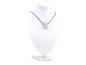 Preview: Chalcedon Edelstein / Heilstein Anhänger + 1m Leder- oder Kunstlederhalsband