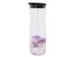 Preview: Edelstein / Wasserstein Trinkset - Glaskaraffe + 500g Edelstein Grundmischung (Amethyst, Bergkristall & Rosenquarz)