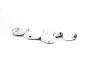 Preview: Howlite (Howlith) Edelstein / Heilstein + 1m Lederhalsband