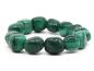 Preview: Malachit Nugget Edelstein /Heilstein Armband