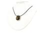 Preview: Rauchquarz Edelstein / Heilstein + 1m Lederhalsband