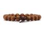 Preview: Sandelholz "Mala" Armband - ca.8 mm Perlen aus Sandelholz - Unisex