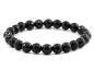 Preview: Schörl - Turmalin Armband - 8mm Kugeln (facettiert, Schwarz) - Aufgezogen auf elastisches Gummiband