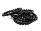 Preview: Schörl - Turmalin Armband - 8mm Kugeln (facettiert, Schwarz) - Aufgezogen auf elastisches Gummiband