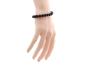 Preview: Schörl - Turmalin Armband - 8mm Kugeln (facettiert, Schwarz) - Aufgezogen auf elastisches Gummiband