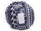 Preview: Yoga Bolster / Rolle "Blue Moon" (70 x 20 cm Gross, Rund) - Yoga Kissen / Meditationskissen (Schweizer BIO Dinkelspelz)