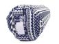 Preview: Yoga Bolster / Rolle "Blue Moon" (70 x 20 cm Gross, Rund) - Yoga Kissen / Meditationskissen (Schweizer BIO Dinkelspelz)