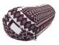 Preview: Yoga Bolster / Rolle "Egypt" (70 x 20 cm Gross, Rund) - Yoga Kissen / Meditationskissen (Schweizer BIO Dinkelspelz)