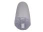 Preview: Yoga Bolster / Rolle "Mouse" (70 x 20 cm Gross, Rund, Hellgrau) - Yoga Kissen / Meditationskissen (Schweizer BIO Dinkelspelz)