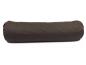 Preview: Yoga Bolster / Rolle "Vulcano" (70 x 20 cm Gross, Rund, Dunkelgrau) - Yoga Kissen / Meditationskissen (Schweizer BIO Dinkelspelz)