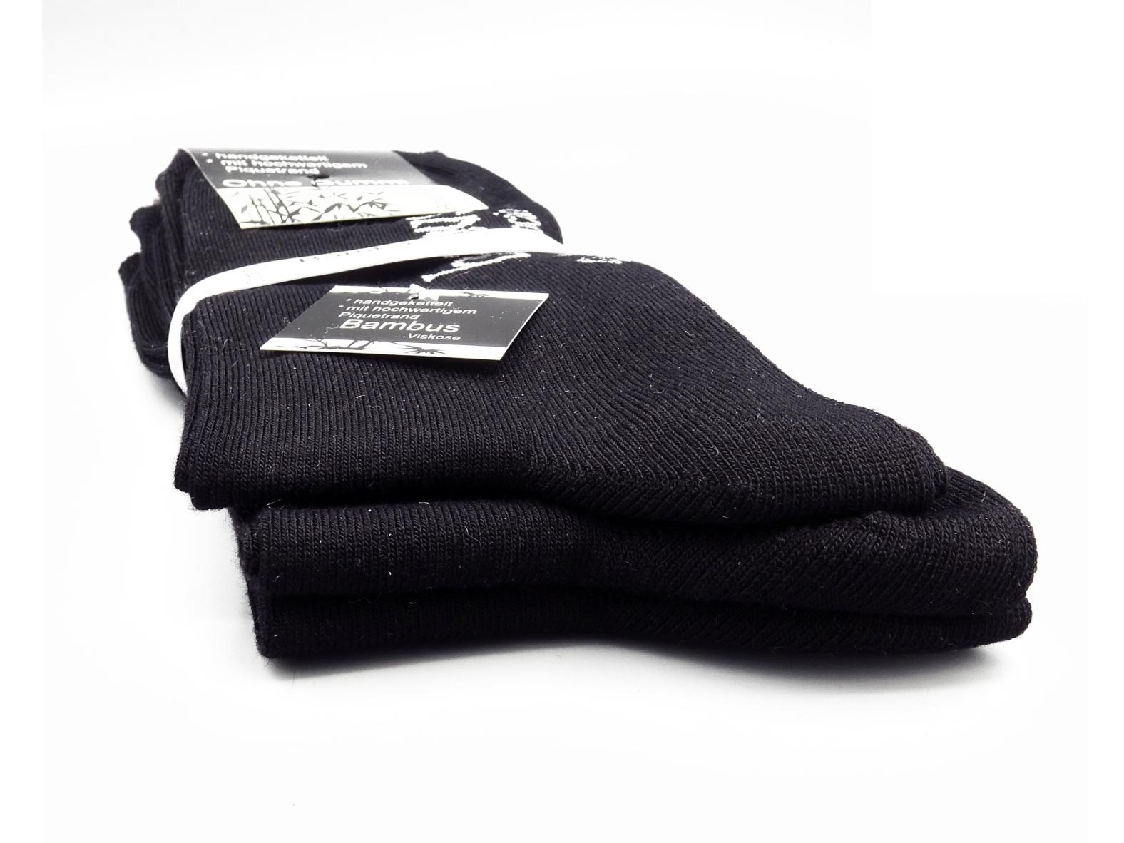 Cocain Bambus Viskose Socken - Ohne Gummi (3x3 im Bündel)