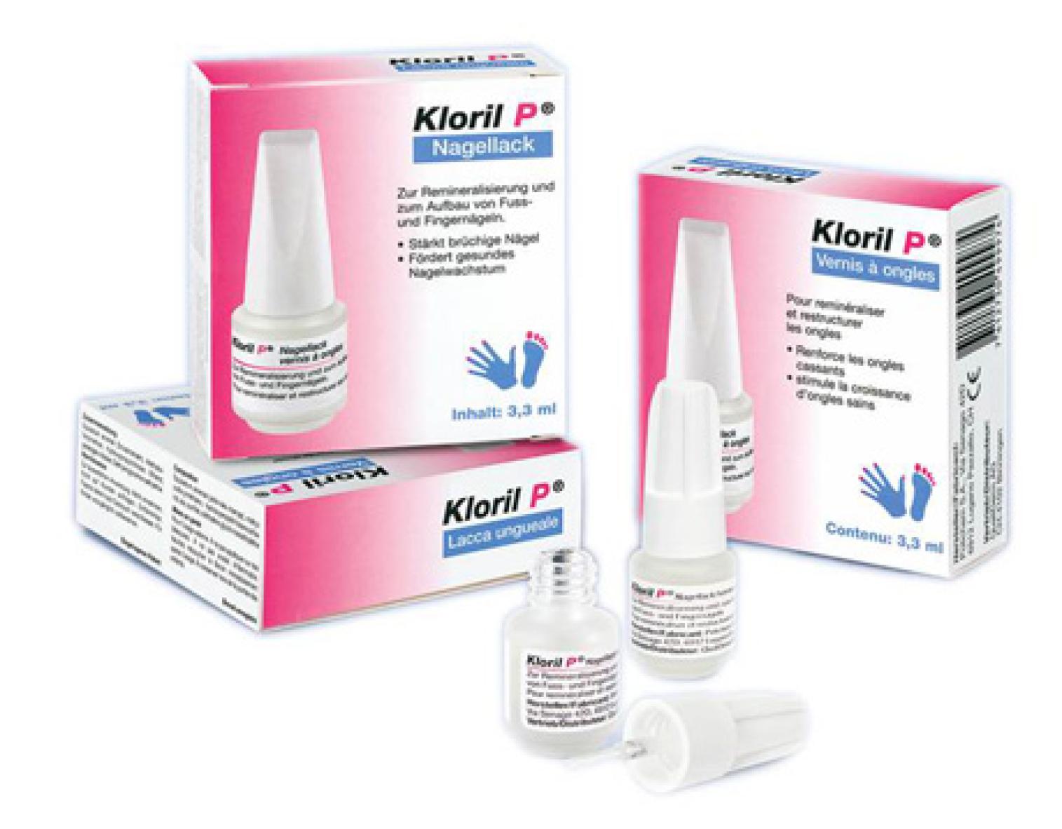 Kloril P Nagellack 3,3 ml  - Haben Sie brüchige,splitternde Nägel?
