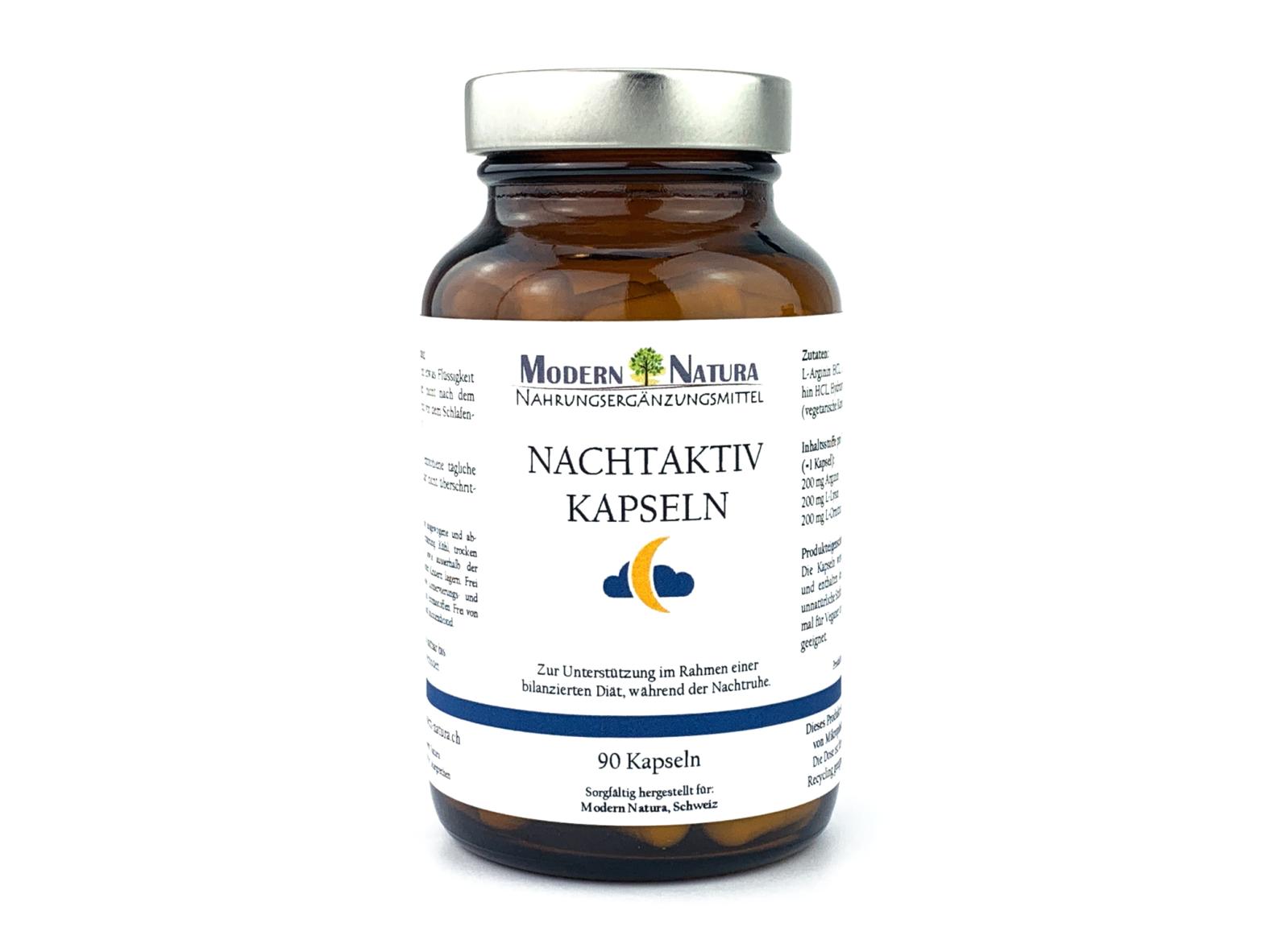 Nachtaktiv 100 Kapseln Vegan Glutenfrei Unterstutzung Beim Abnehmen Diat In Der Nacht Modern Natura Ch Schweizer Onlineshop Fangocur Bio Produkte