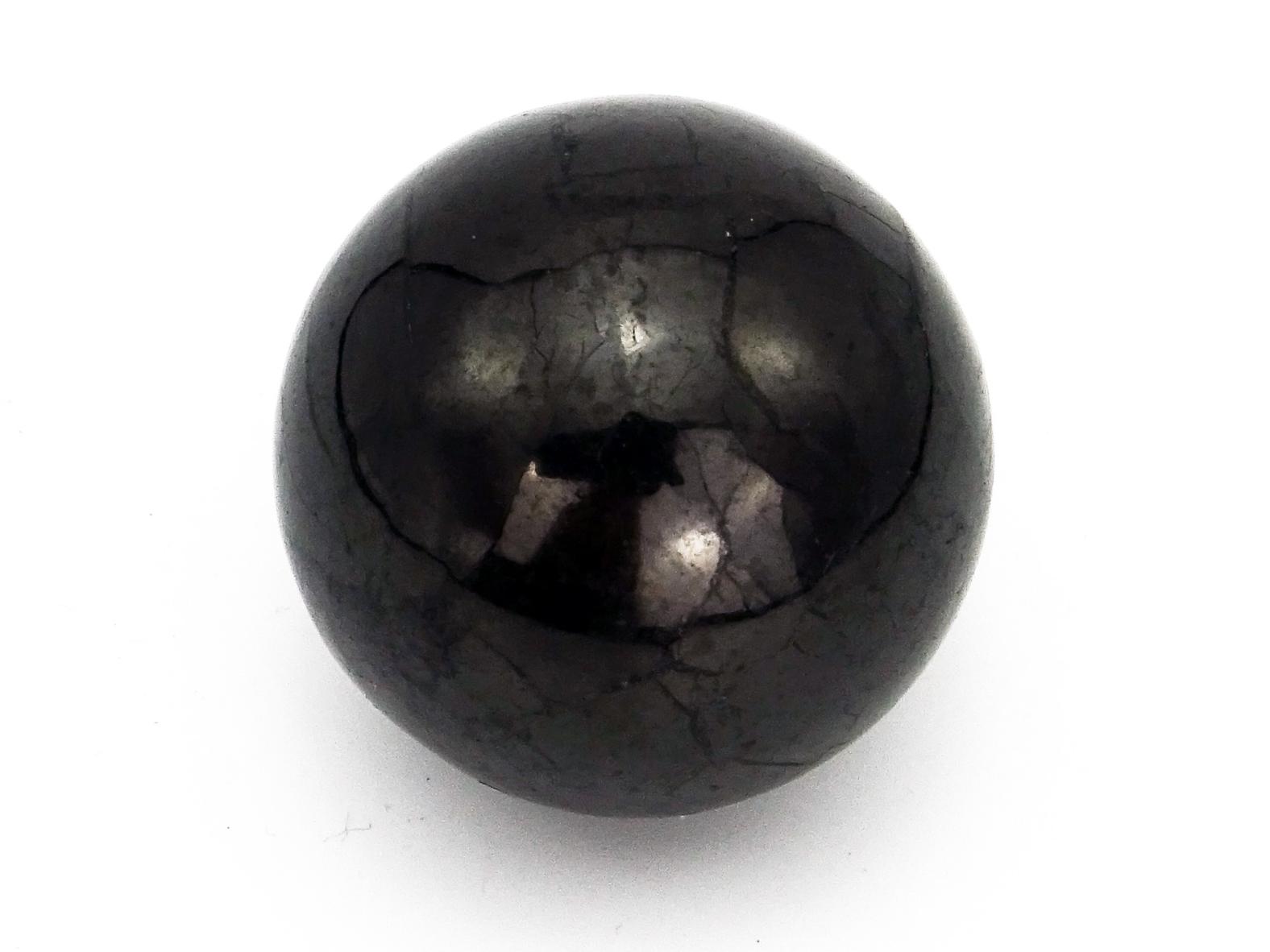 Edle Schungit Kugel 40 mm Schungit / Shungit (Glänzend)
