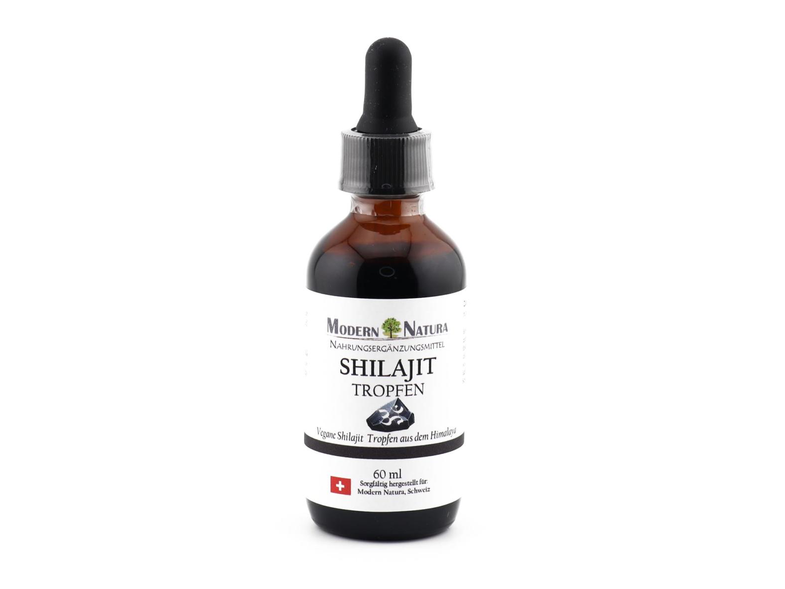 Shilajit Tropfen (60ml) Aus dem Himalaya - Vegan & Glutenfrei