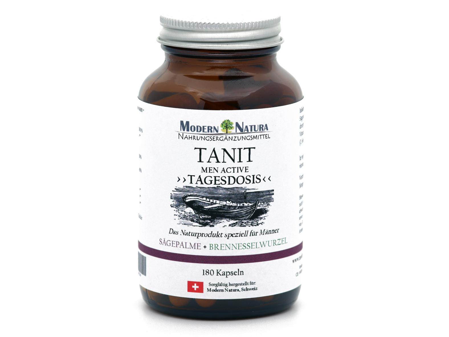 Tanit Men Active Set: Sägepalmen Kapseln + Brennnesselblätter Tee -  Die natürliche Unterstützung für Ihre Prostata