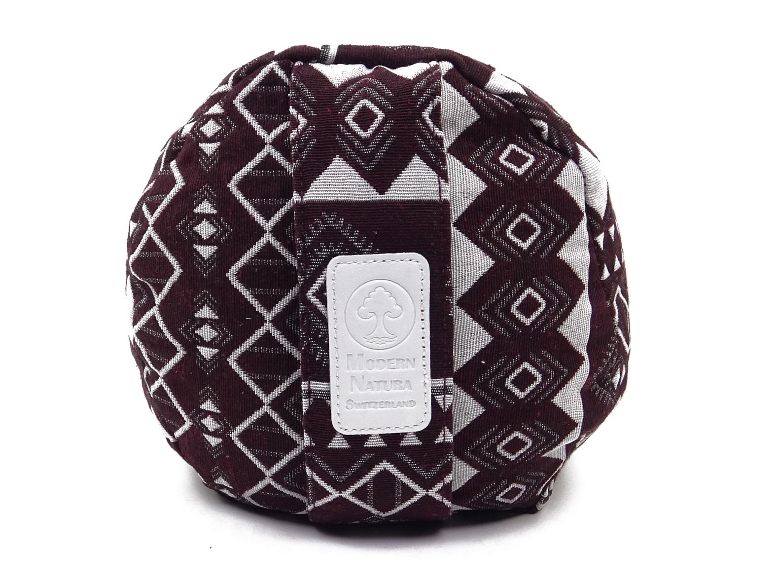 Yoga Bolster / Rolle "Egypt" (70 x 20 cm Gross, Rund) - Yoga Kissen / Meditationskissen (Schweizer BIO Dinkelspelz)