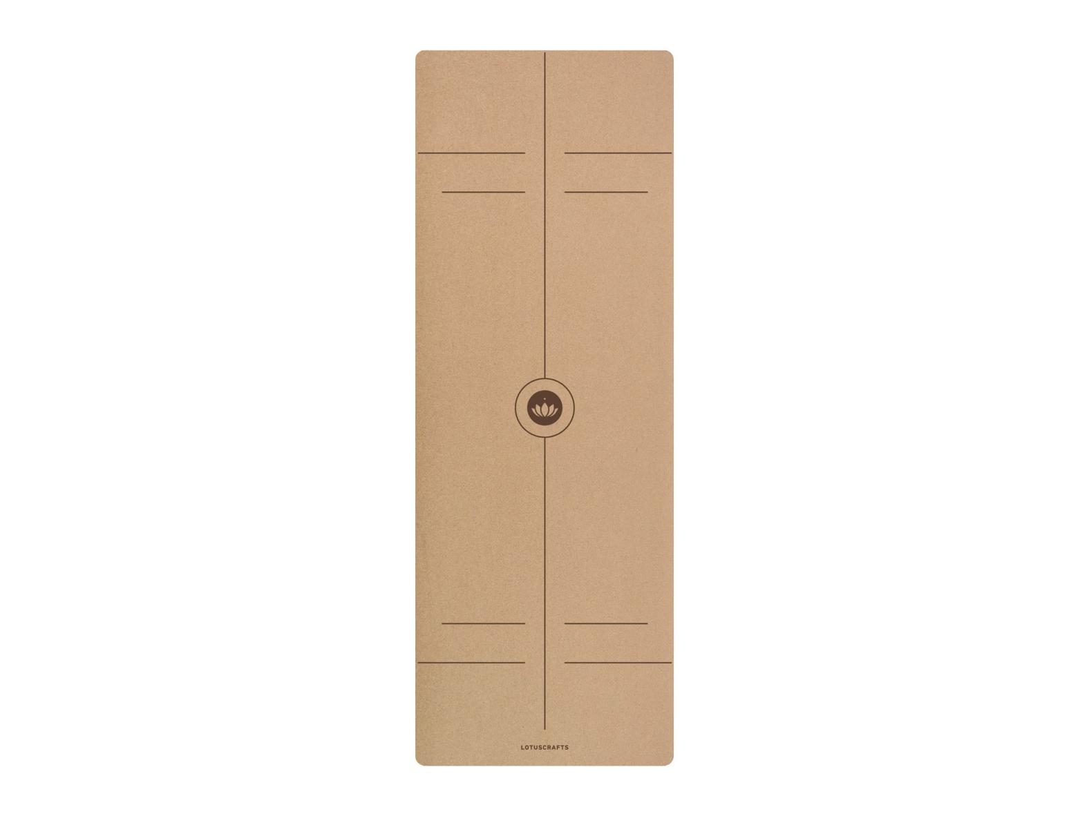 Yogamatte FOCUS aus Kork / CORK (183 x 66 cm) inkl. praktischem Tragegurt