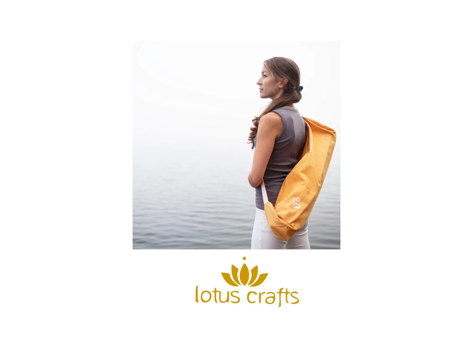 Yogatasche MYSORE aus BIO Baumwolle - ca. 70 cm Länge x 18 cm Durchmesser