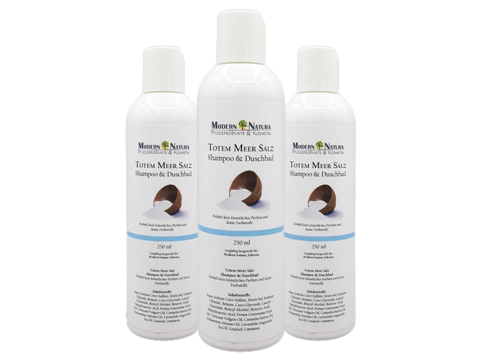 Totes Meer Salz Shampoo & Duschbad (3x 250 ml Set)