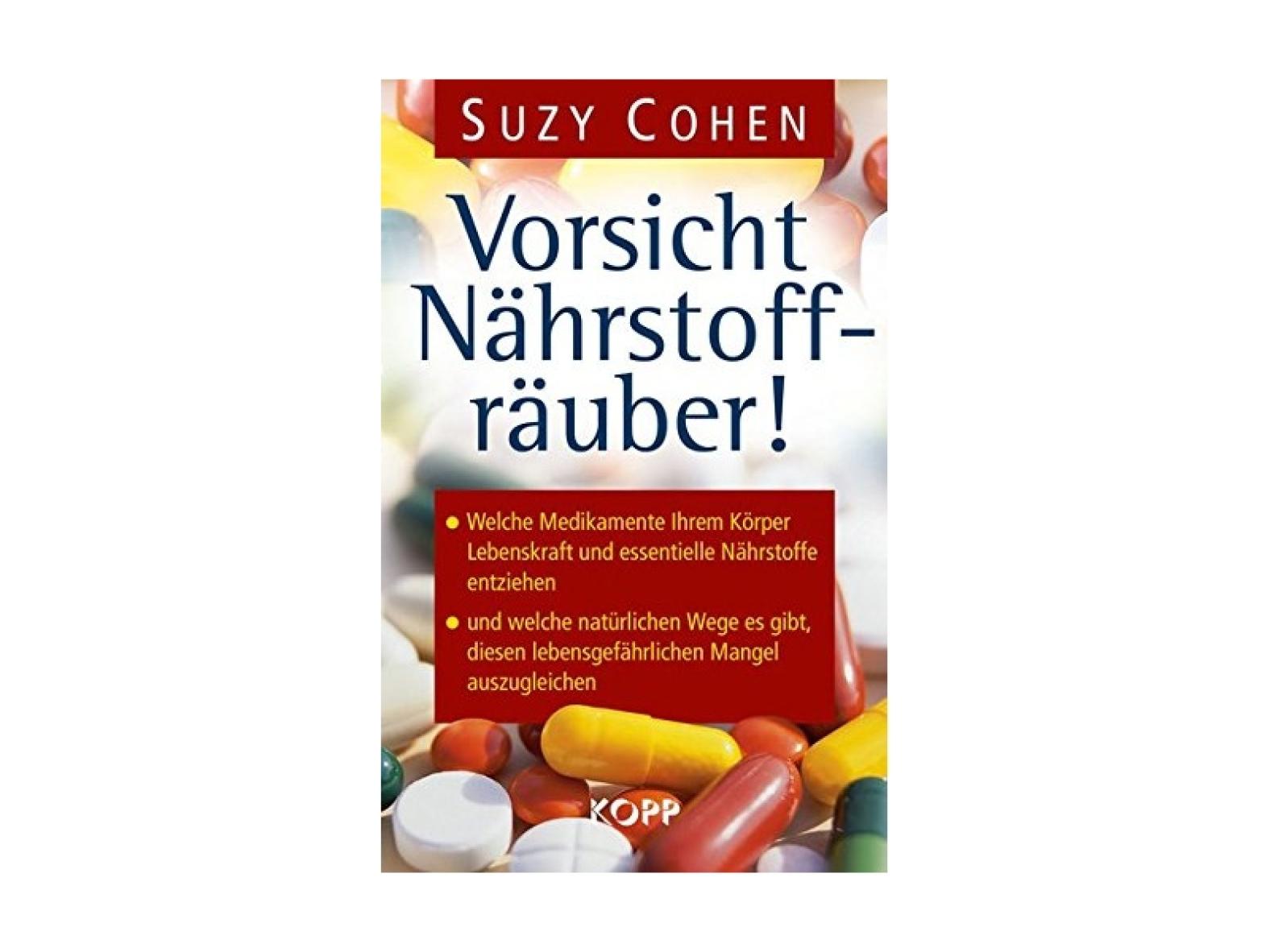 Suzy Cohen: Vorsicht Nährstoffräuber! (Buch)