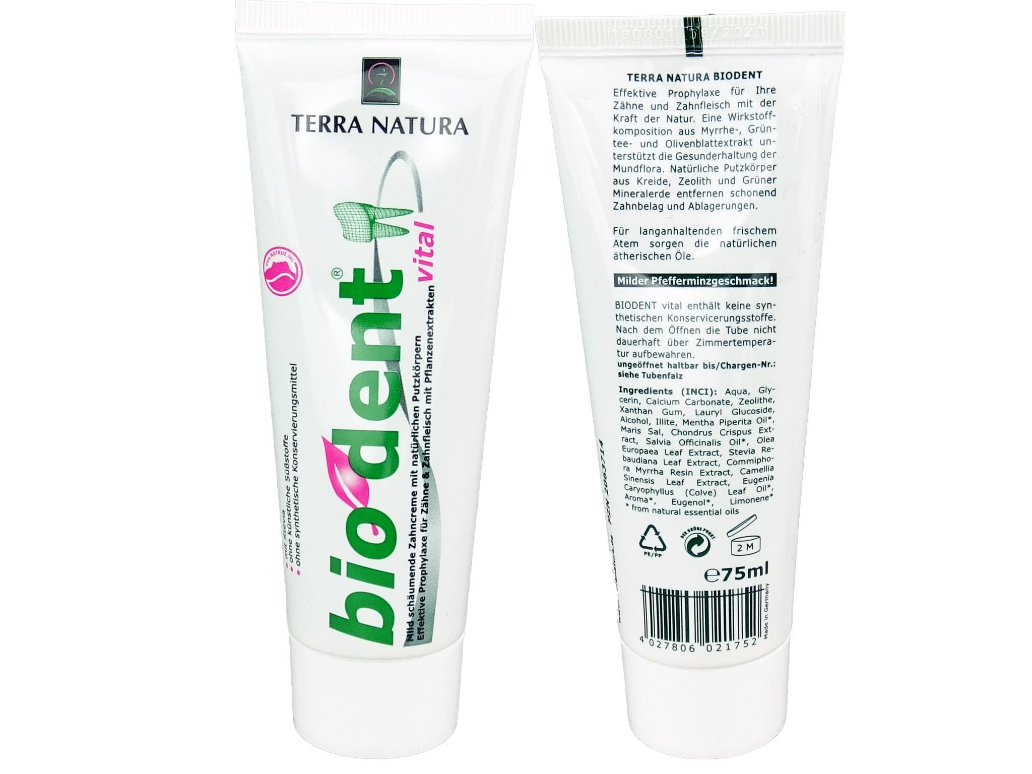 Biodent Zahncreme Vital (75ml)