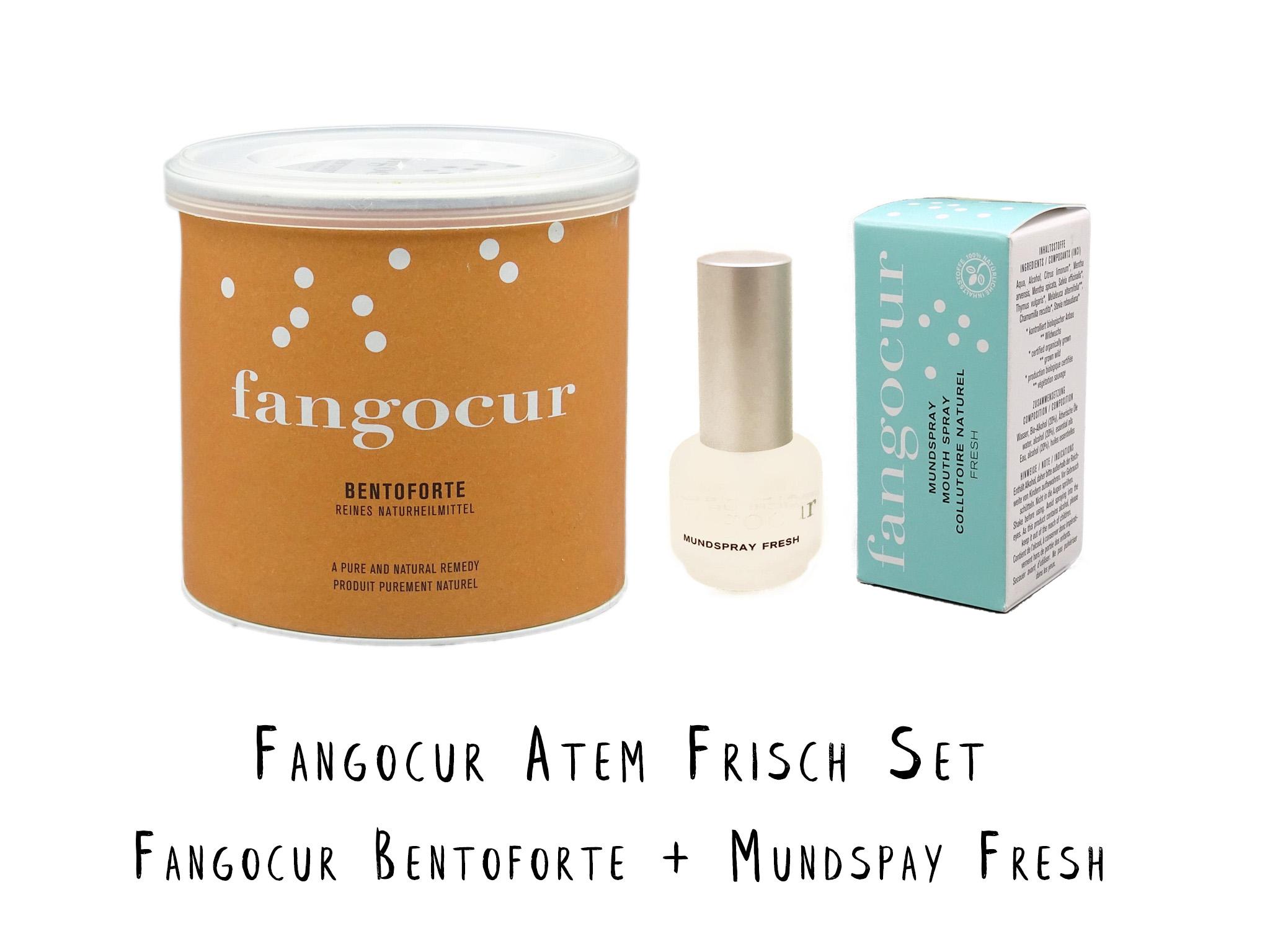 Fangocur Atem Frisch Set: Bentoforte (200 ml) + Mundspray Fresh