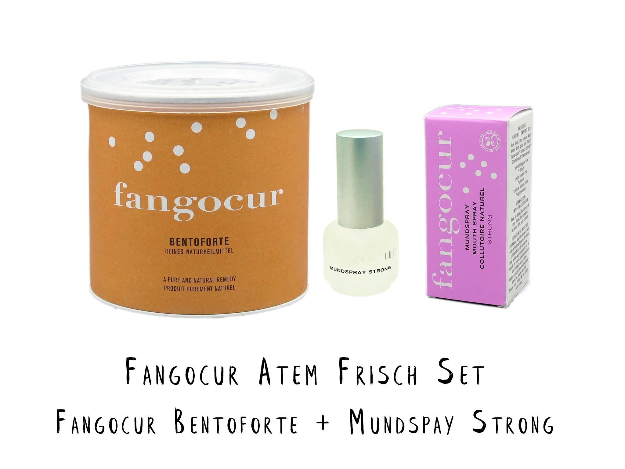 Fangocur Atem Frisch Set: Bentoforte (200 ml) + Mundspray Fresh
