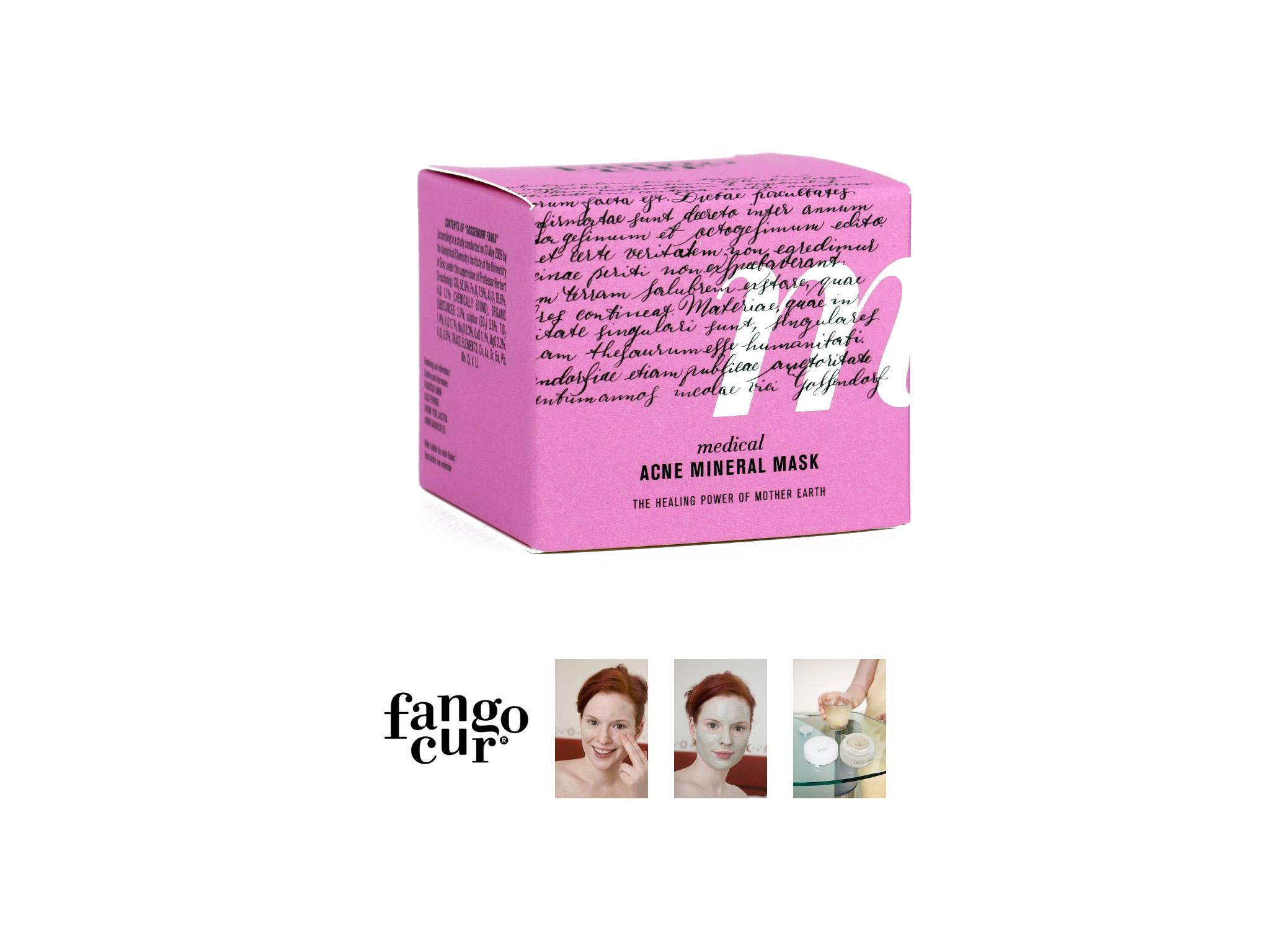 Fangocur Akne Set XL - Akne Mineral Maske + Mineral Creme N°4 - Gegen Pickel, Mitesser, Rosacea, Akne, Couperose, Furunkel, Abzesse & Hautunreinheiten