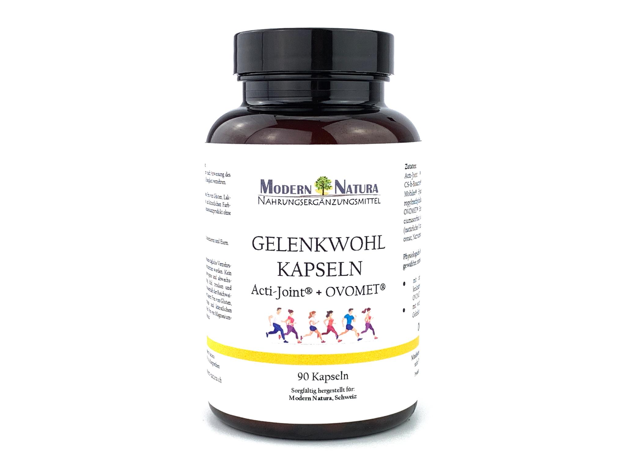 Gelenkwohl - 90 Kapseln - Vegan & Glutenfrei - Acti-Joint® +  OVOMET®