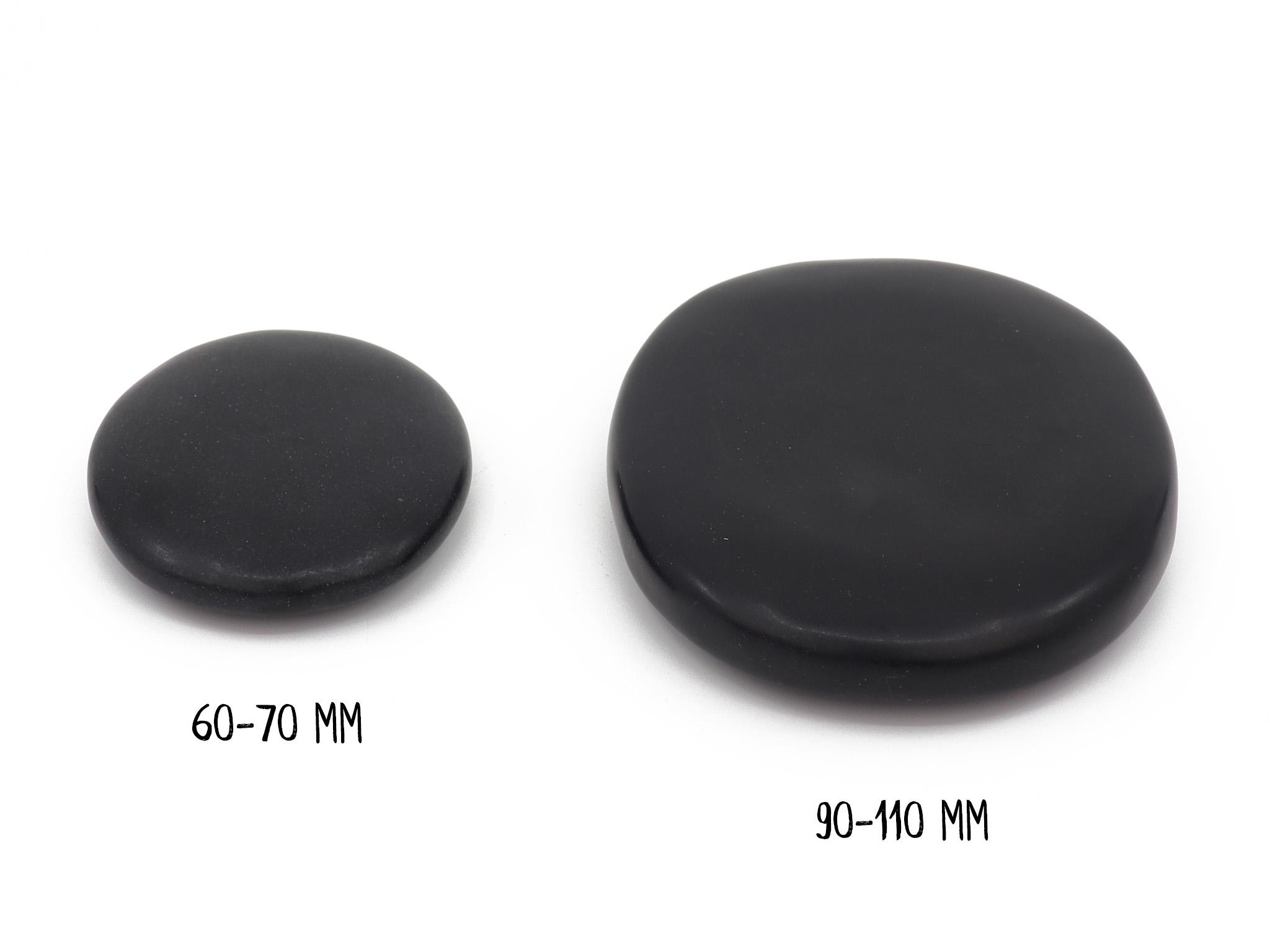 Hot Stone  - Echter Basalt Stein - Hot-Stone / Massagestein 60-70 mm oder 90-110 mm