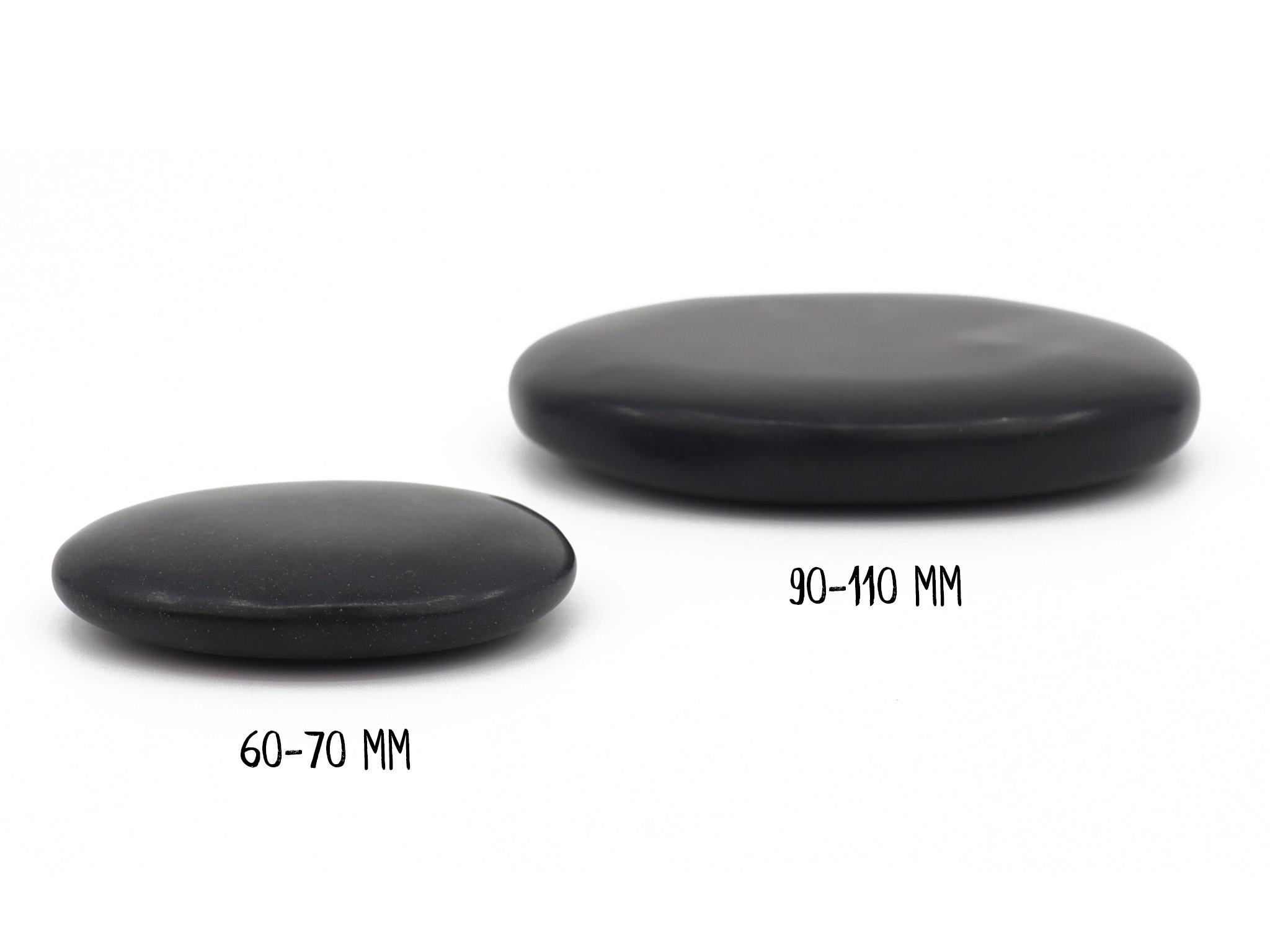 Hot Stone  - Echter Basalt Stein - Hot-Stone / Massagestein 60-70 mm oder 90-110 mm