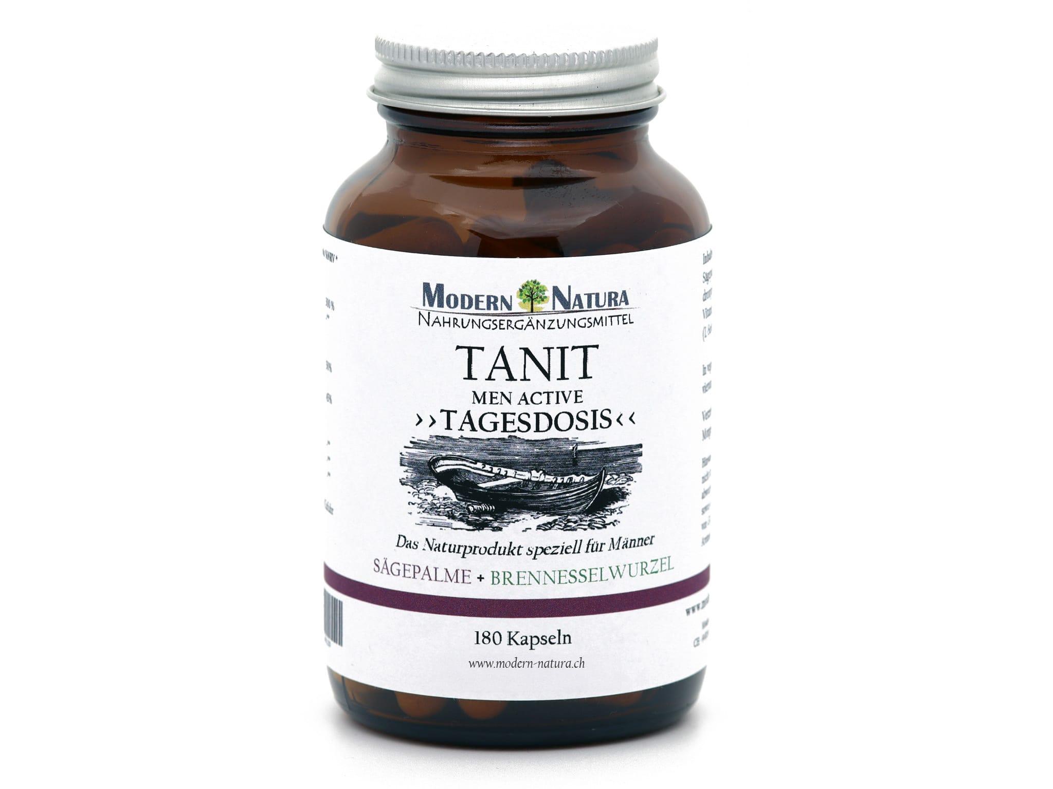 Tanit Men Active Set: Sägepalmen Kapseln + Brennnesselblätter Tee -  Die natürliche Unterstützung für Ihre Prostata