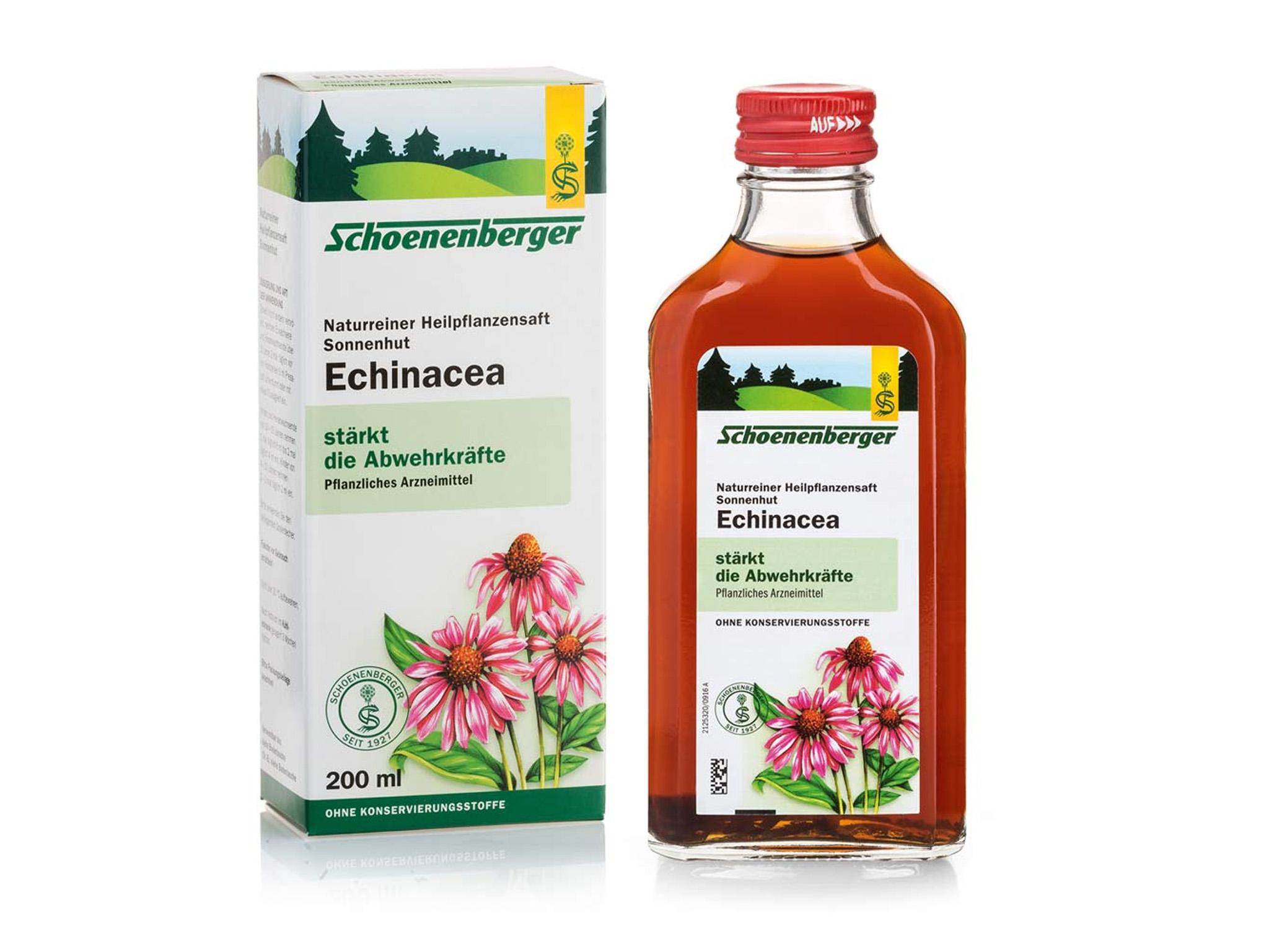 Schoenenberger® Echinacea, Naturreiner Heilpflanzensaft Sonnenhut - 200ml