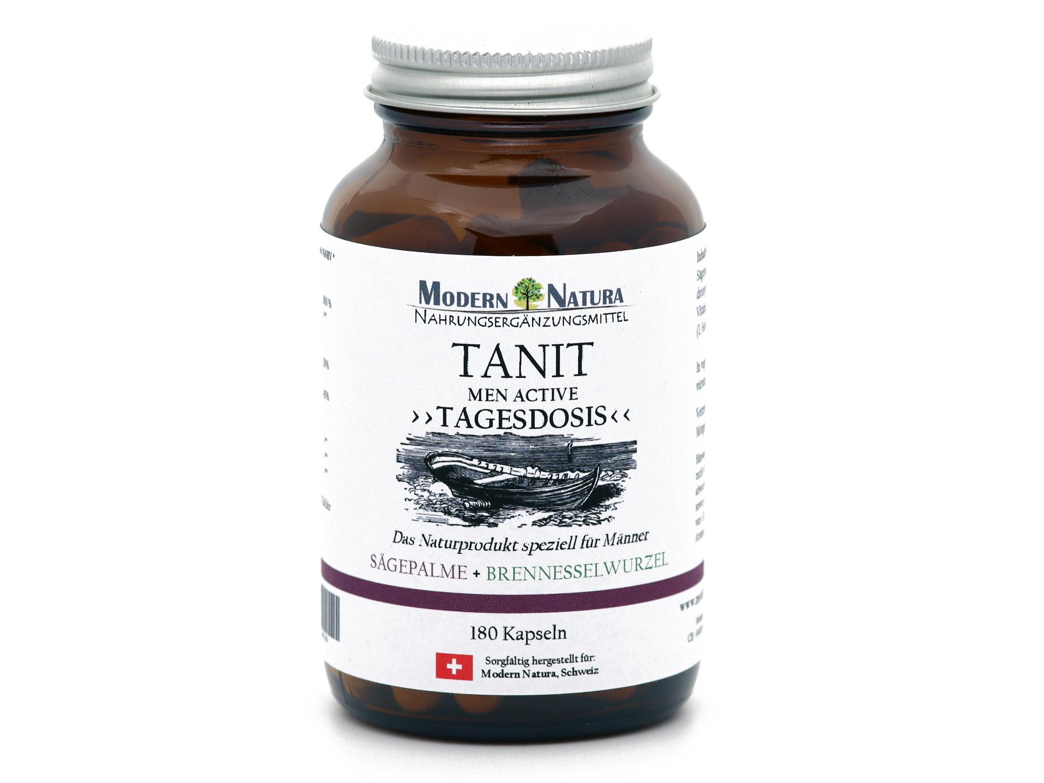 Tanit Men Active Set: Sägepalmen Kapseln + Brennnesselblätter Tee -  Die natürliche Unterstützung für Ihre Prostata