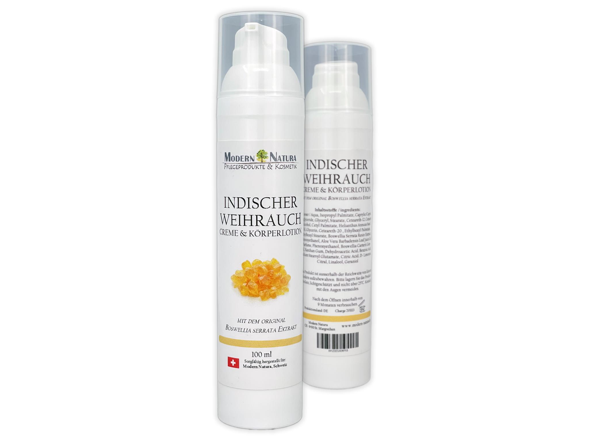 Indischer Weihrauch Creme & Körperlotion