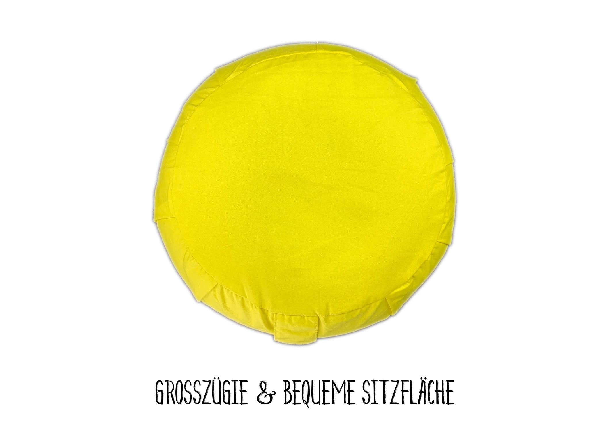 Yoga Meditationskissen - Yoga Kissen - Yellow Submarine (42 x 15 cm)